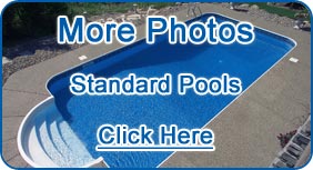 What are standard in-ground pool sizes?